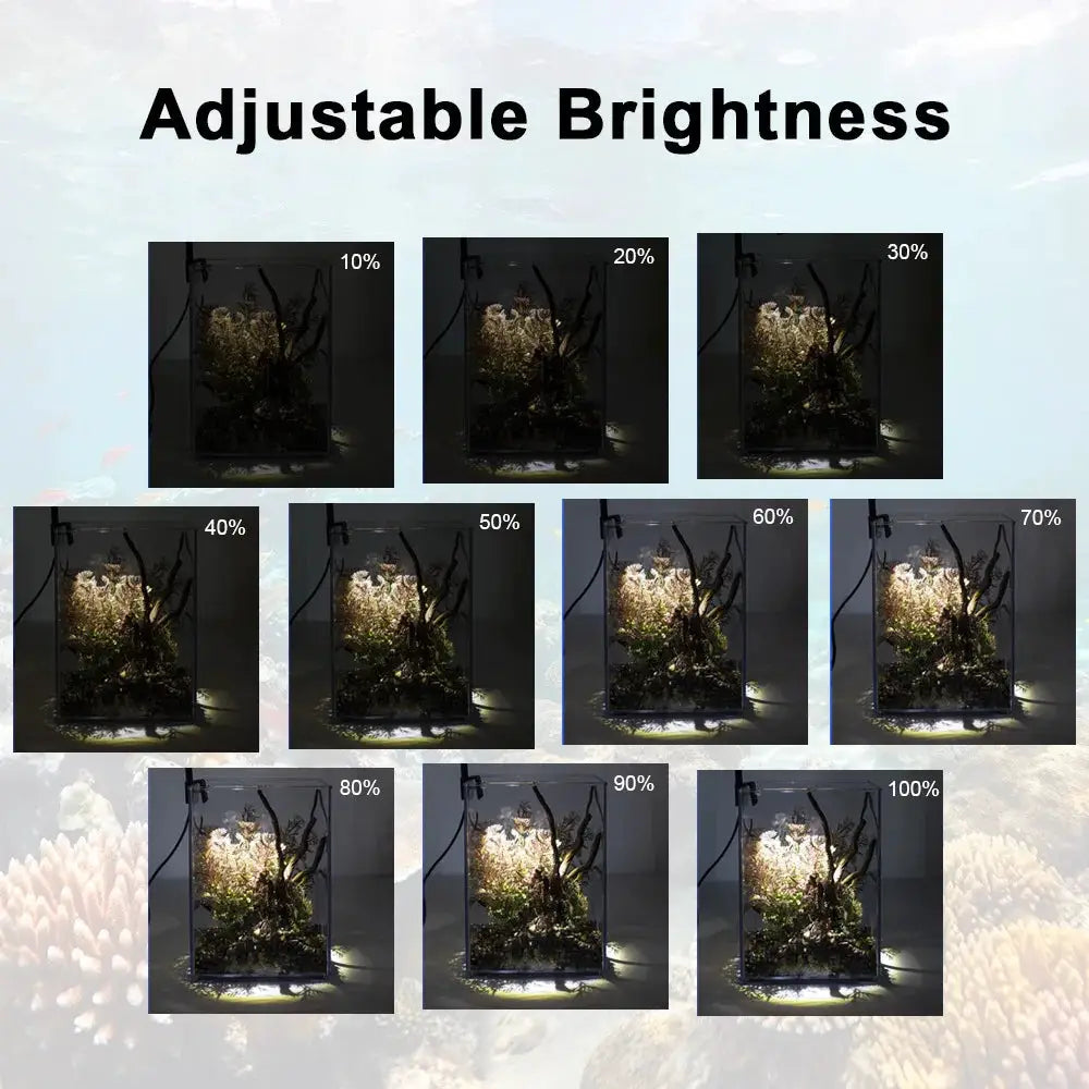 USB Powered Aquarium Light Clip On LED 3W Grow Light For Fish Tank Waterproof Aquatic Plant Lighting