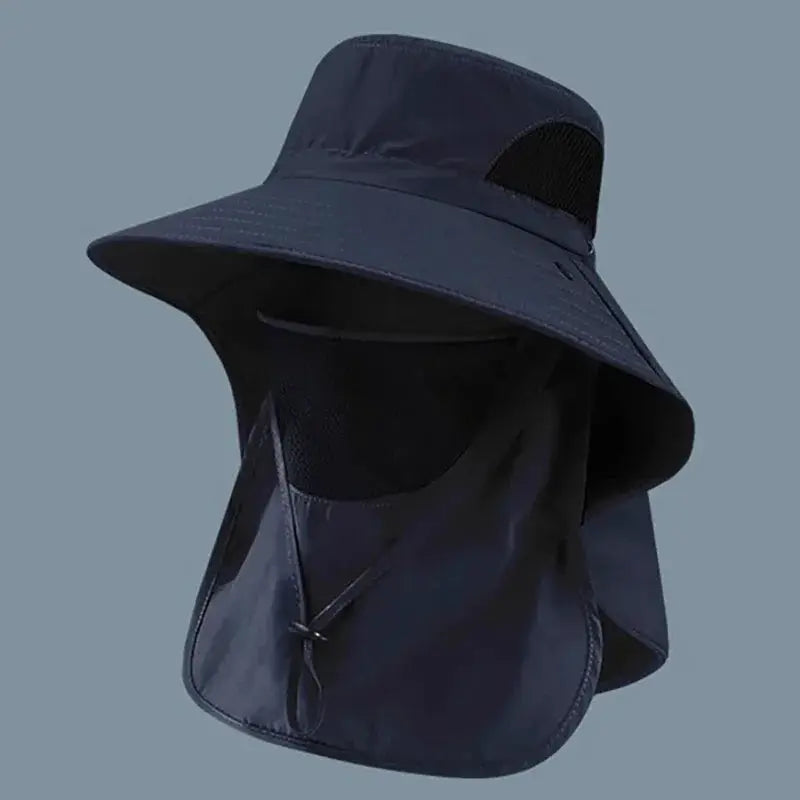 Summer Sun Hat UV Protection Outdoor Hiking Camping Fishing Men Women Visor Bucket Neck Flap Cap