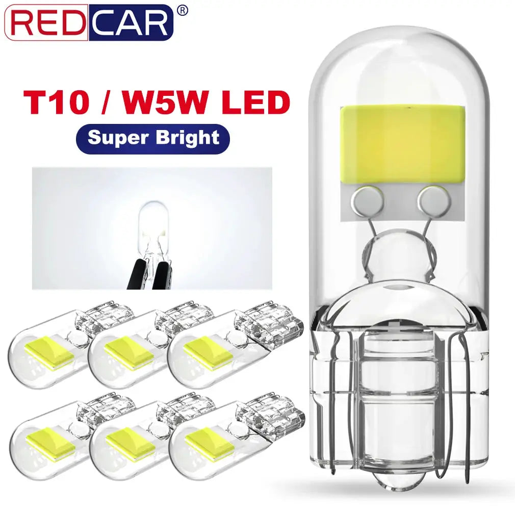 2 Or 6 Pack W5W T10 LED Bulbs Canbus Sapphire COB Drive Free 6000K Car Interior Dome Reading
