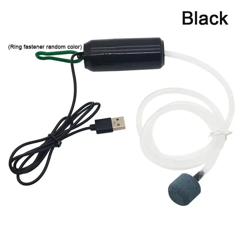 USB Aquarium Air Pump Silent Air Compressor Oxygenator 5V Portable Mini Oxygen Aerator For Fish Tank