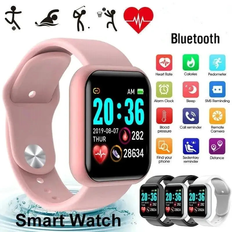 PulseNova Smart Watch For Women And Men With Bluetooth Music Player Fitness Tracker And Health Monitoring