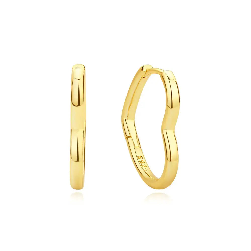 925 Sterling Silver Stud Hoop Earrings For Women Crystal Zircon Rose Gold Crown Heart Infinity Bee Design Jewelry