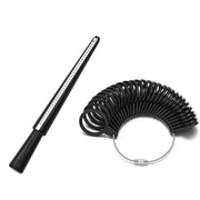 Ring Size Mandrel And Finger Gauge Set Plastic Ring Sizer For Jewellery Making And Measuring