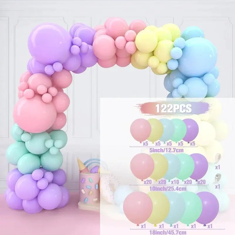 Balloon Garland Arch Kit Birthday Party Decoration Foil Balloons For Baby Shower Weddings And Events