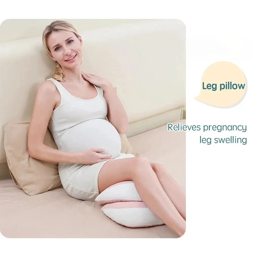 Pregnancy Pillow Set With Free Auxiliary Waist Support Pillow For Pregnant Women Cotton Body Pillow For Sleeping Comfort