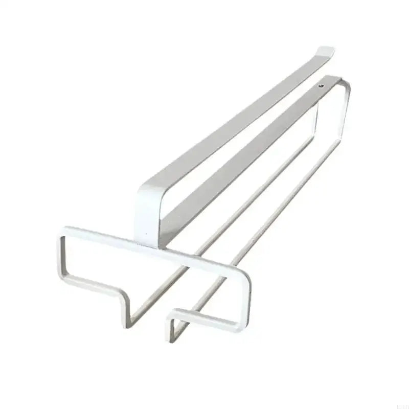 Hanging Iron Wine Glass Rack For High Footed Cups No Drill Needed
