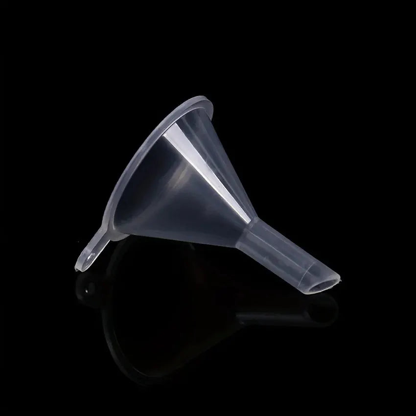 Ten Precision Mini Funnels Set For Lab Bottles Essential Oils Perfumes Flavours And Powders Mess Free Dispensing