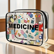 TravelMate Large Capacity Cosmetic Bag Waterproof PVC Organizer For Daily Use And Travel