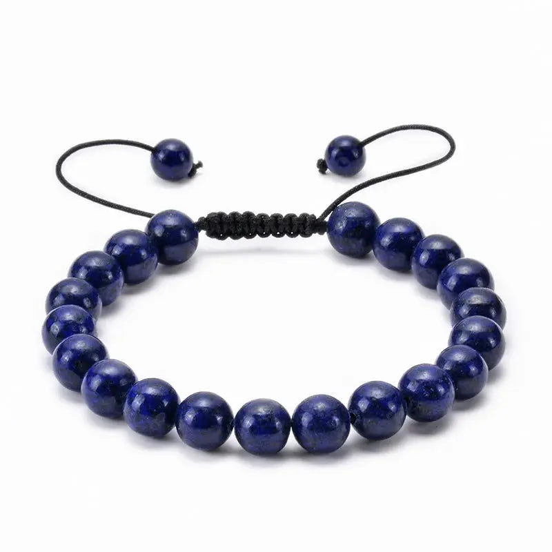 8mm Natural Tiger Eye And Lava Rock Beaded Bracelet For Men Handmade Protection Gift
