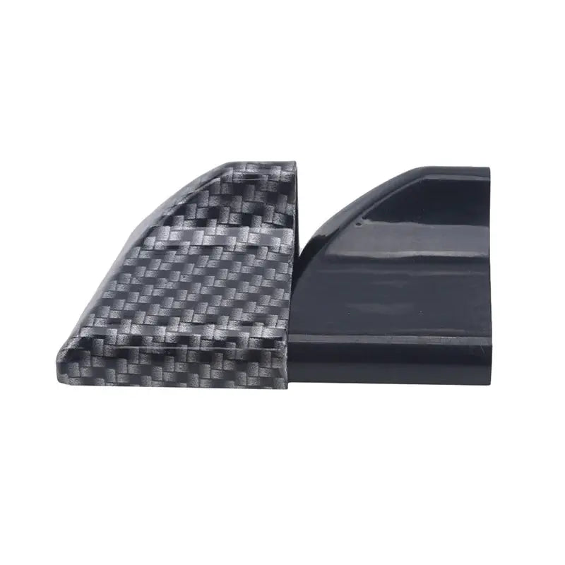 Universal 5D carbon fiber car spoiler wing kit, two-piece DIY styling by Simples Market