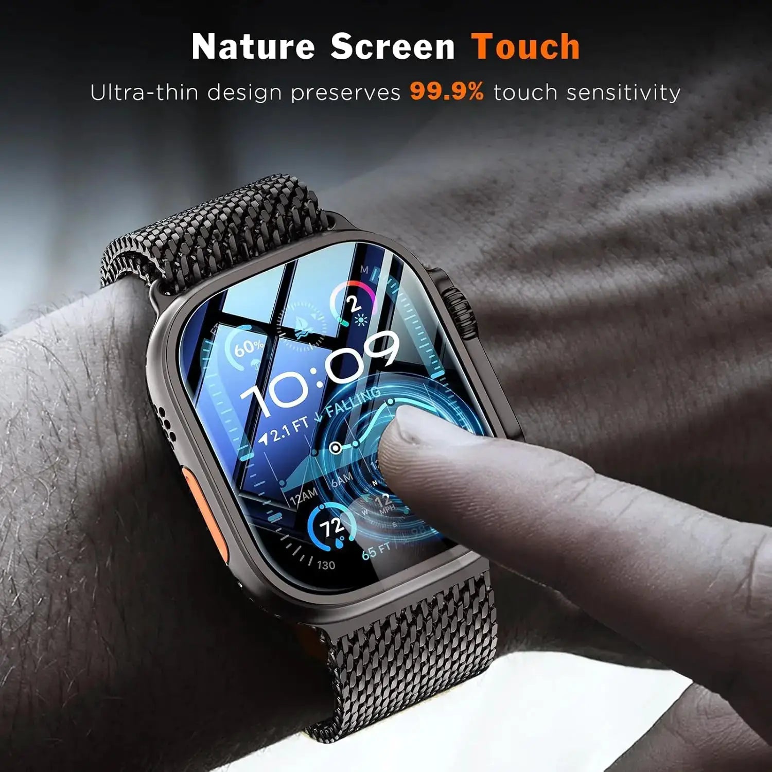 Tempered Glass For Apple Watch Ultra 1/2/3 49mm With Alignment Tool Screen Protector For iWatch Ultra 1 2 3 49mm Accessories
