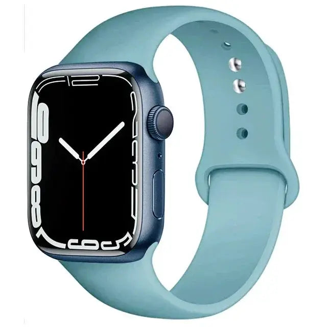 Silicone Band For Apple Watch strap 46mm 44mm 45mm 40mm 41mm 42-38mm 49mm sport bracelet iwatch series 11 10 9 8 7 6 5 SE Ultra3