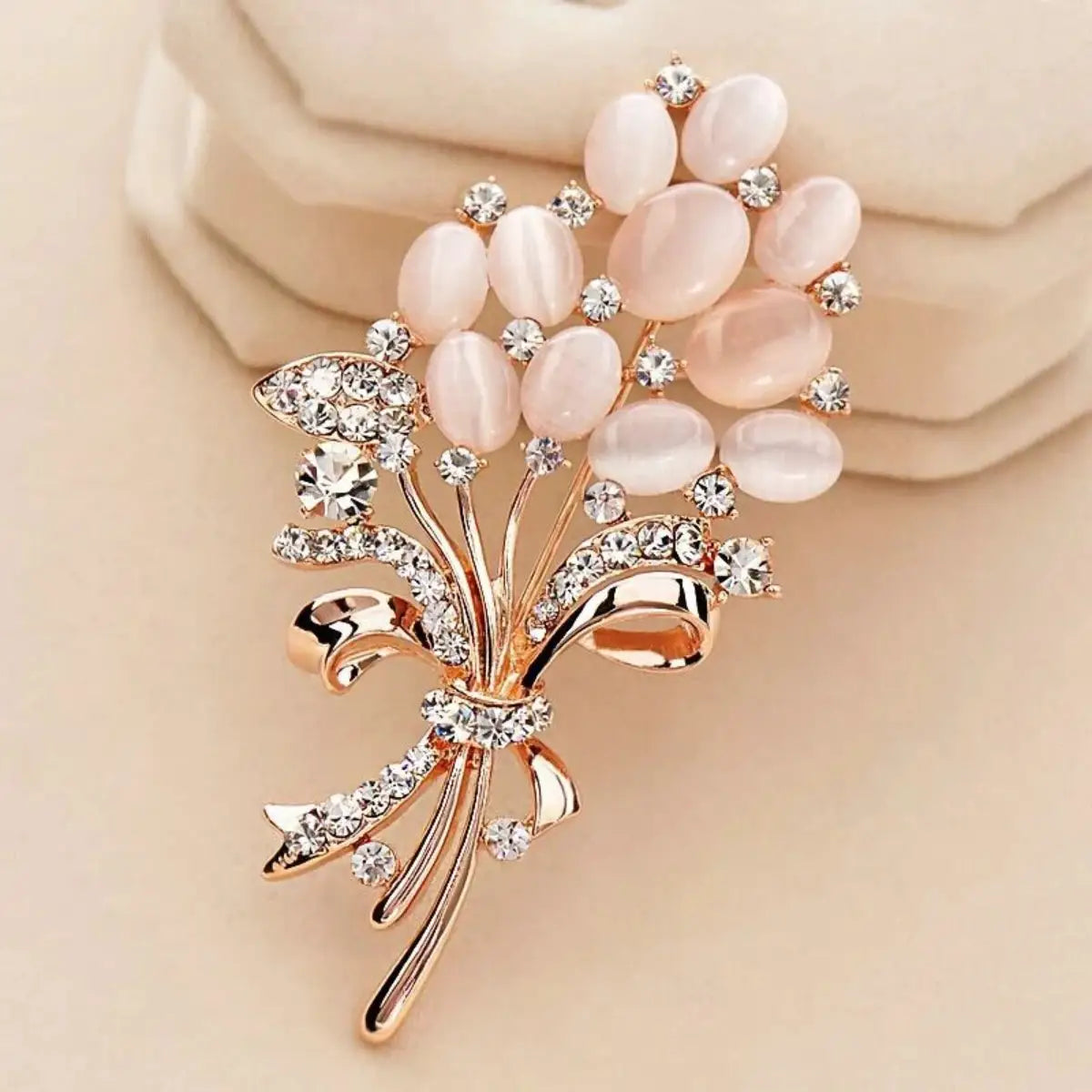 Elegant Tulip Flower Brooch Chest Pin For Women Coats Autumn Winter Fashion Gift 4858