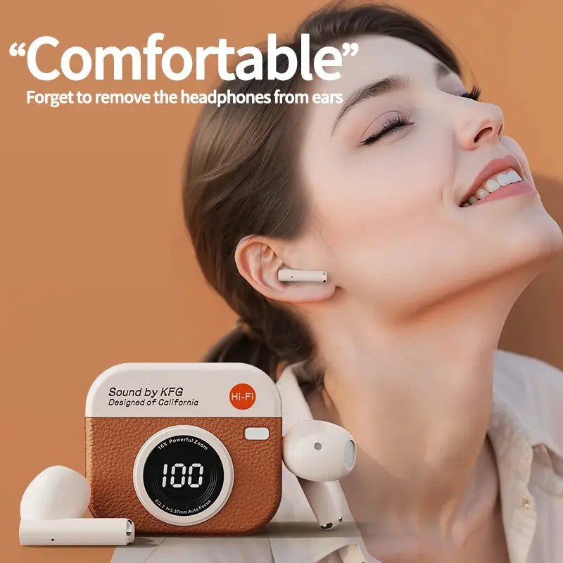 Q86 Bluetooth 5.3 Wireless Headphones With Power LED Digital Display For 24 Hour Endurance In Sports And Gaming With ANC