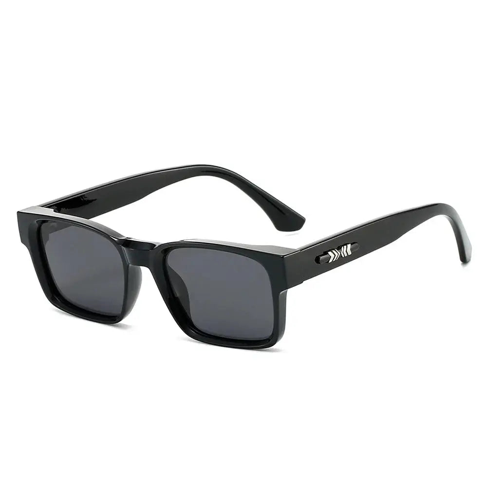 Quality Square Polarized Sunglasses For Men And Unisex With Durable Metal Core UV400 Protection