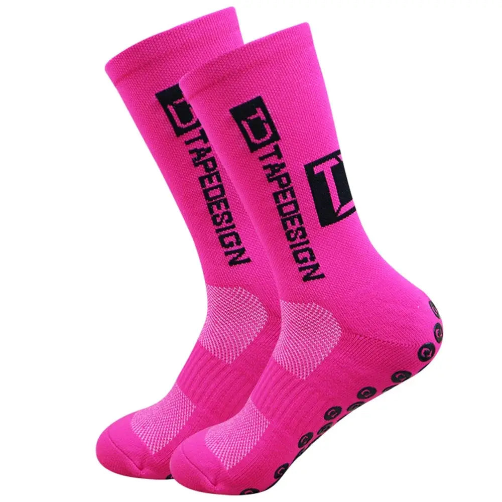 Mens Non Slip Soccer Socks With Non Skid Grip For Football Basketball Cycling And Training Performance