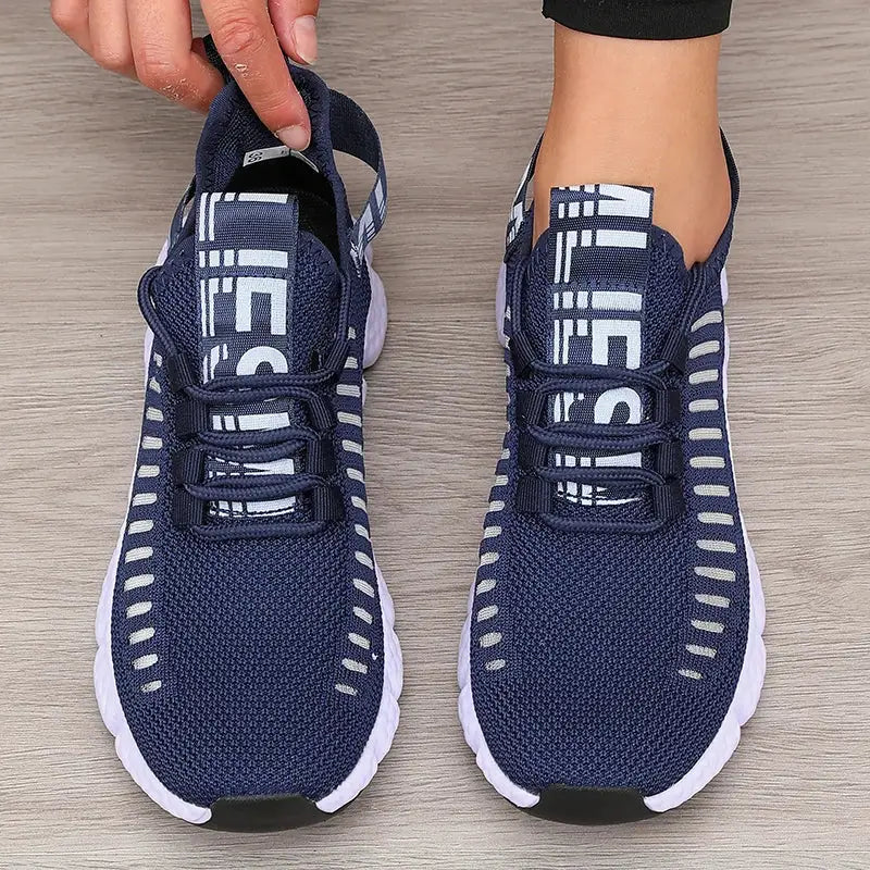 SwiftStep Womens Lightweight Mesh Sports Shoes Breathable Air Mesh Upper For Running And Walking Comfort