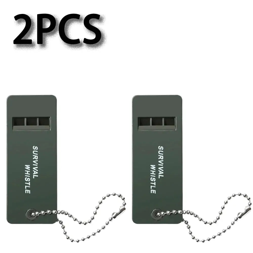 High Decibel Three Frequency Outdoor Emergency Survival Whistle for Camping Hiking Hunting and Safety Gear