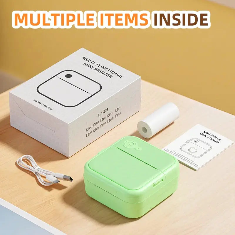 DOLEWA D8 Portable Bluetooth Inkless Sticker Printer Maker For Office