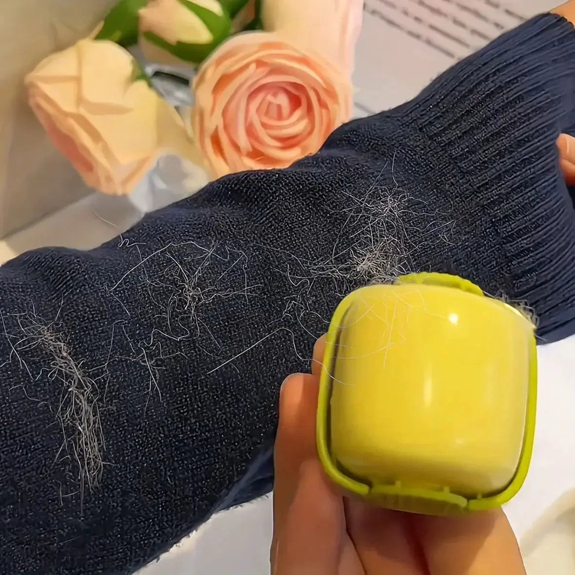 Washable Portable Lint Roller Pet Hair Remover For Clothes Sofas Beds Reusable Cat Owners Furniture Cleaning