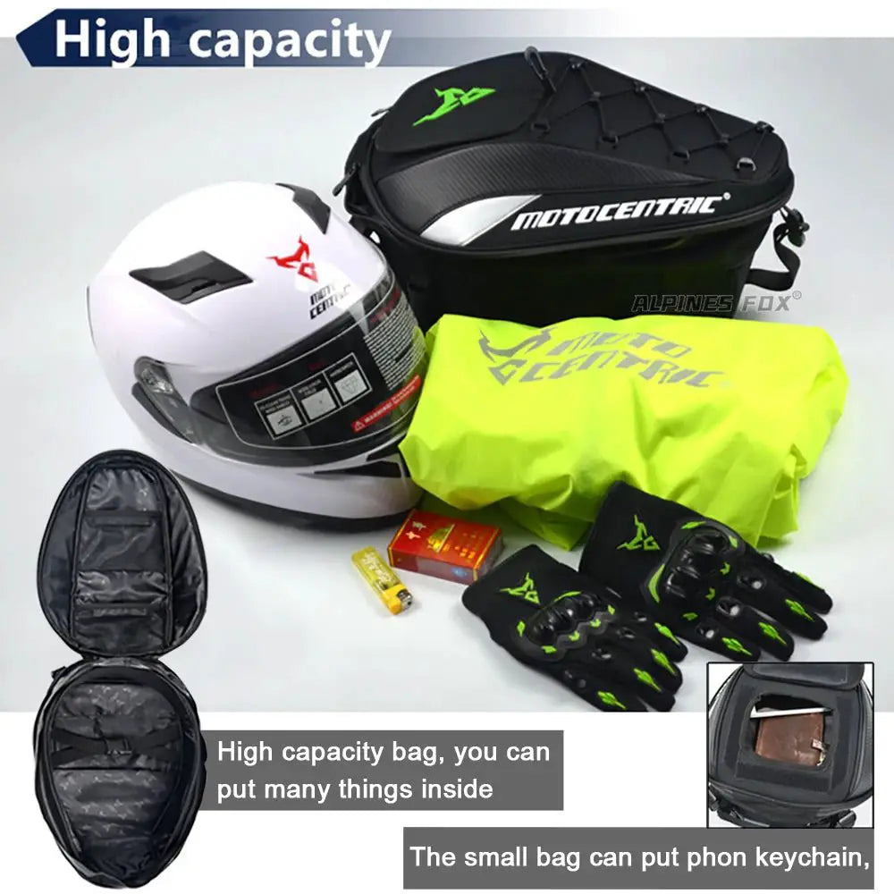 MOTOCENTRIC Multi - Functional Motorcycle Tail Bag - Simples Market