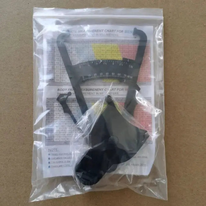Body Fat Caliper And Waist Measurement Tape Set Handheld Portable Fitness Measuring Tool