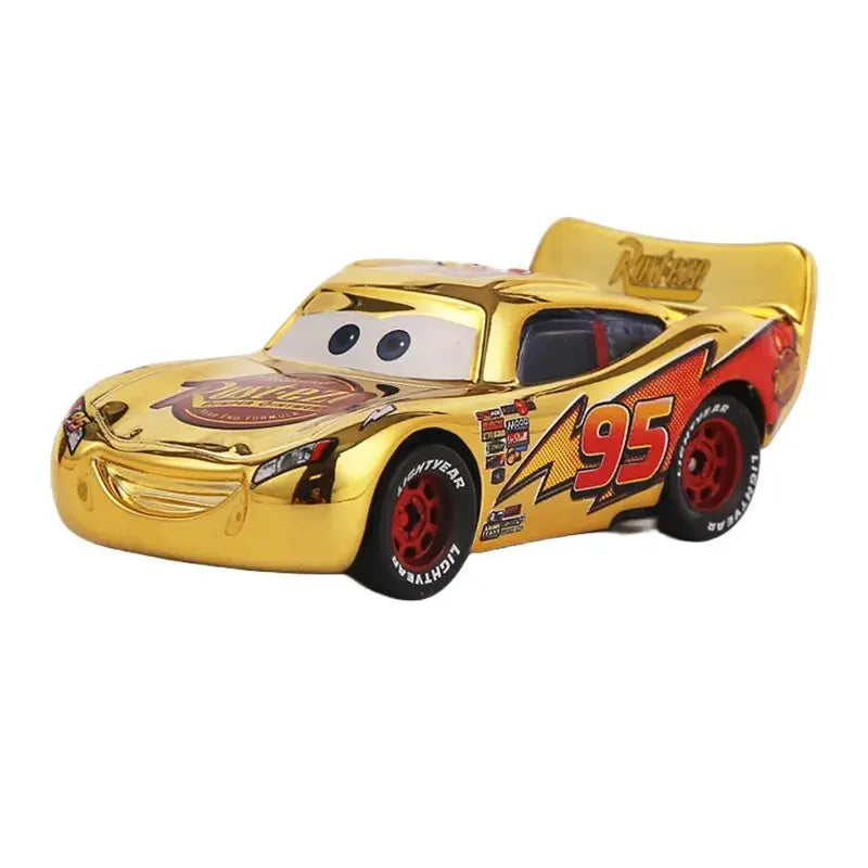 Disney Pixar Cars One Fifty Five Scale Diecast Lightning McQueen And Mater Metal Car Model Collectible Toy