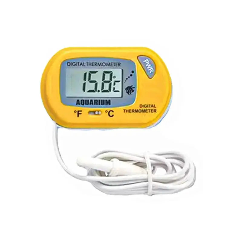 2 4 8 Pcs LCD Digital Aquarium Thermometer For Fish Tank With Water-Resistant Sensor Probe And Suction Cup For Reptile