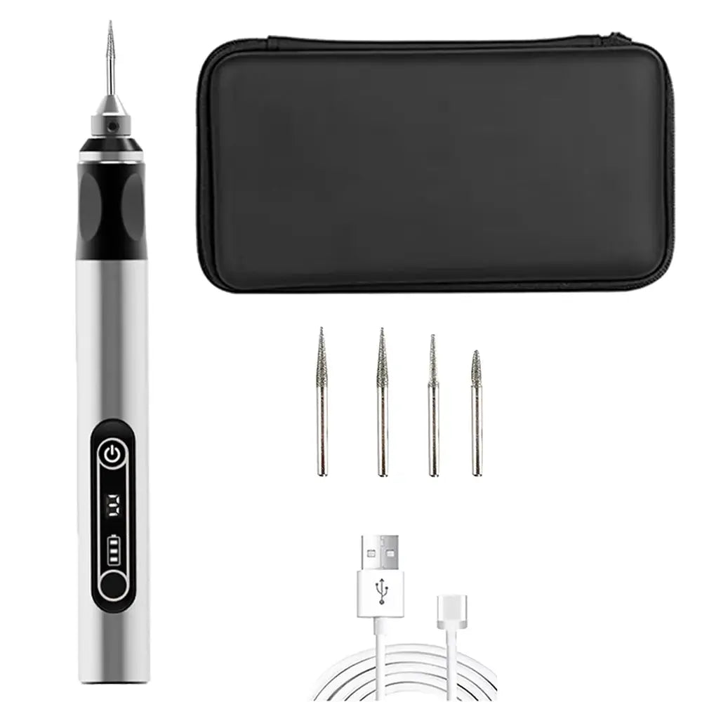 JANGKLIFE USB Cordless Rotary Tool Kit Engraving Pen For Jewelry Metal Glass Wood DIY Mini Wireless Drill