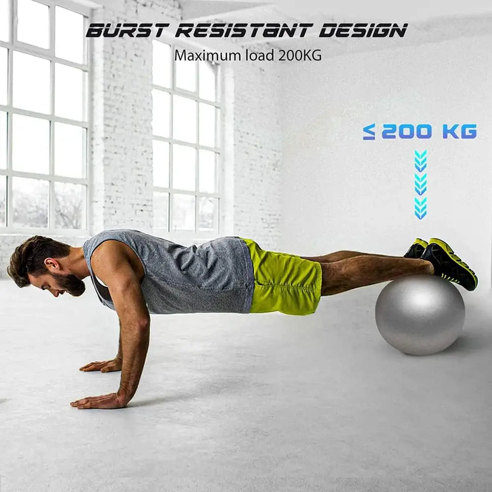 9 Inch Yoga Ball Mini Exercise Ball For Pilates Core Training Anti Burst Slip Resistant Physical Therapy