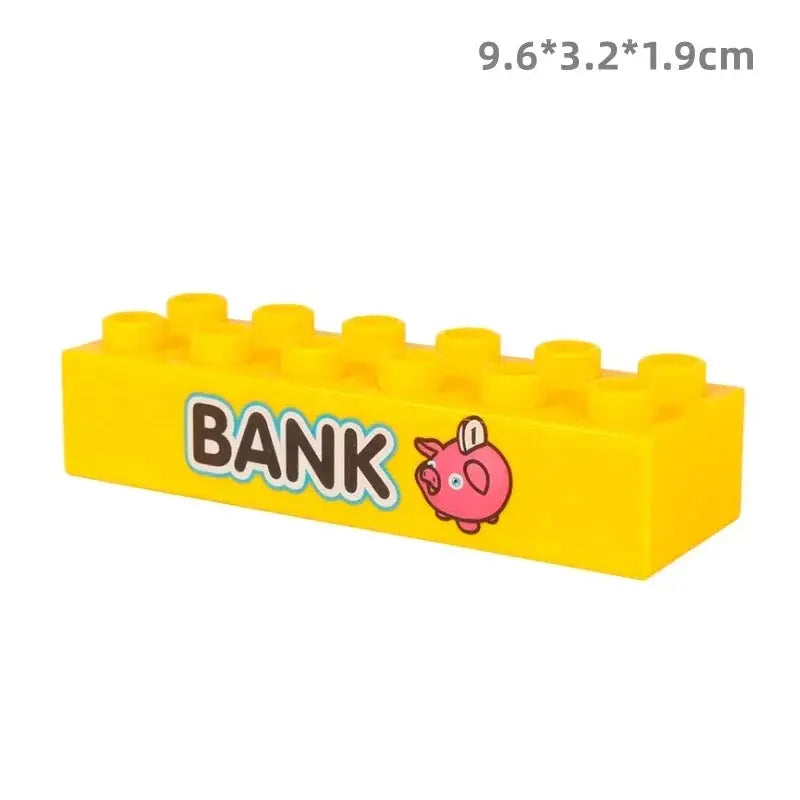 Big Building Blocks Compatible With Large Bricks Road Plates Car Parking Fuel Station Traffic Educational Toys For Kids