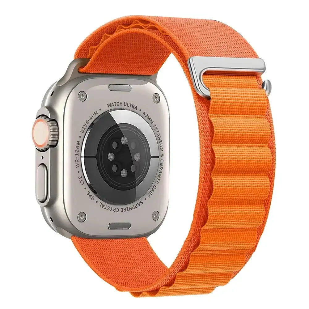 Alpine Loop Band for Apple Watch Ultra 49mm 11 10 9 8 7 46mm 42mm 45mm 41mm Nylon Wristband iWatch Series 6 5 4 SE 44 40mm Strap