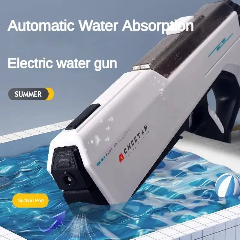 Automatically Absorbs Water High Pressure Electric Water Gun For Kids Summer Pool Games Outdoor Water Fight Gift