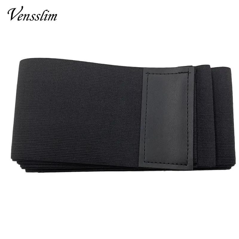 Men's neoprene waist trainer belt, black slimming body shaper by Simples Market