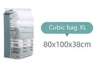 Large No Pump Vacuum Storage Bags For Clothes And Blankets Compression Bags With Travel Accessories And Rapid Exhaust Moisture Proof