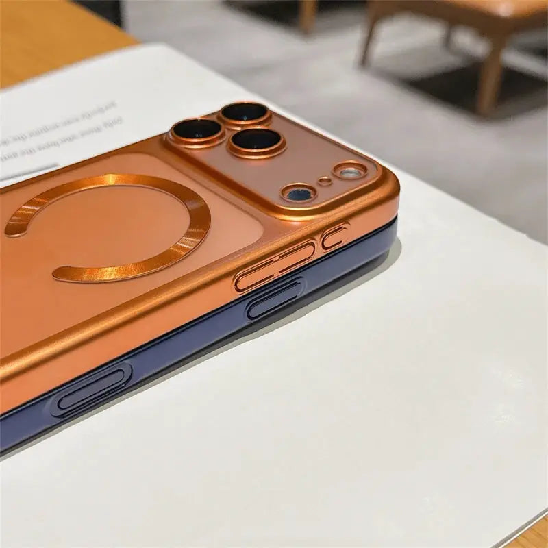 LuxeCase Luxury Matte Transparent MagSafe Phone Case For iPhone 15 16 17 Slim Shockproof Protection