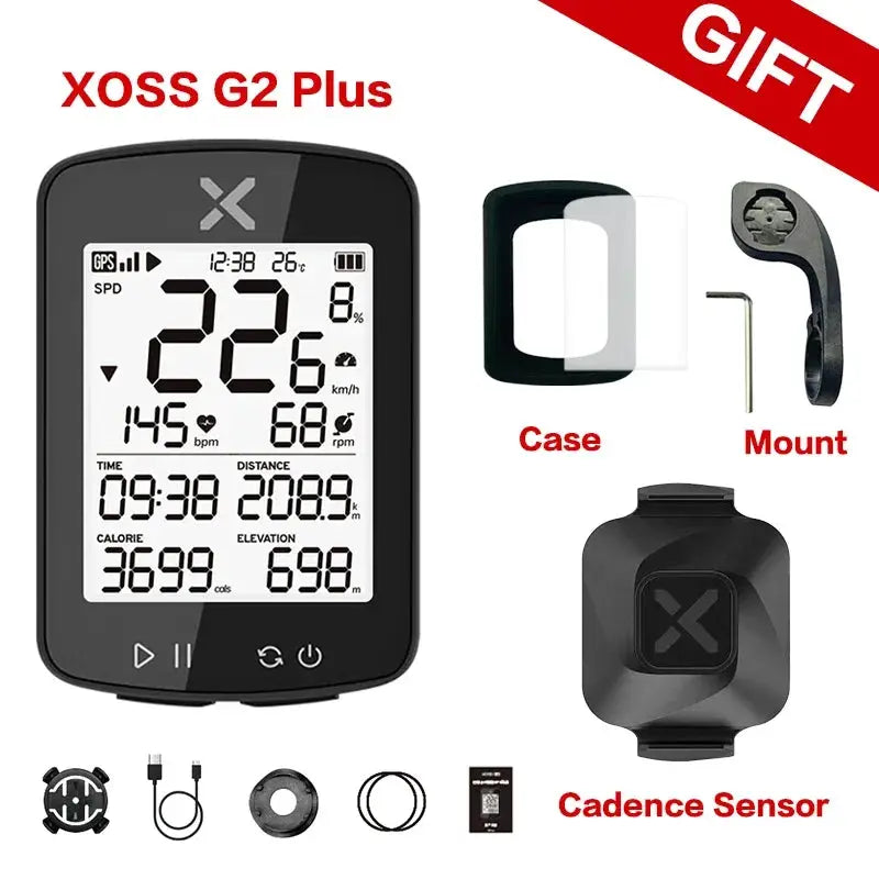 XOSS G2 GPS Cycling Computer With Wireless Speedometer Bluetooth Tracker Waterproof For Road And MTB Bikes Odometer