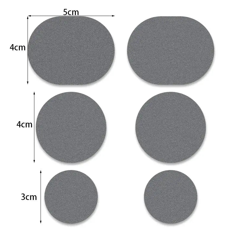 Six Pieces Sports Shoe Repair Patches Self Adhesive Insole Patches For Inside Shoes And High Heels Anti Wear
