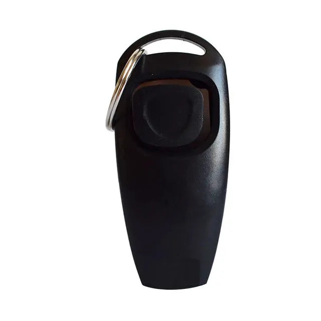 2-In-1 Dog Clicker And Training Whistle With Key Ring For Puppy Training And Barking Control