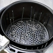 10 Piece Set of Food Grade 304 Stainless Steel Baking Needles for Air Fryer Oven Vertical Grill and Skewer Grill