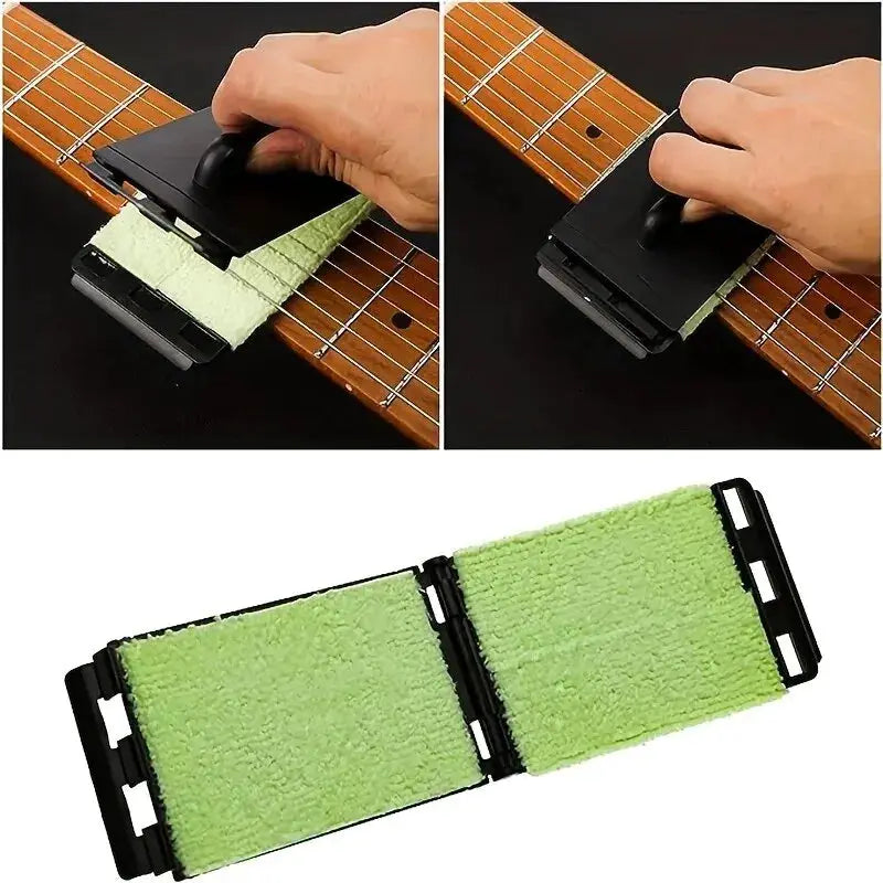 Miwayer Guitar String Cleaner and Fretboard Cleaning Cloth for Violin Bass Ukulele and Electric Guitars