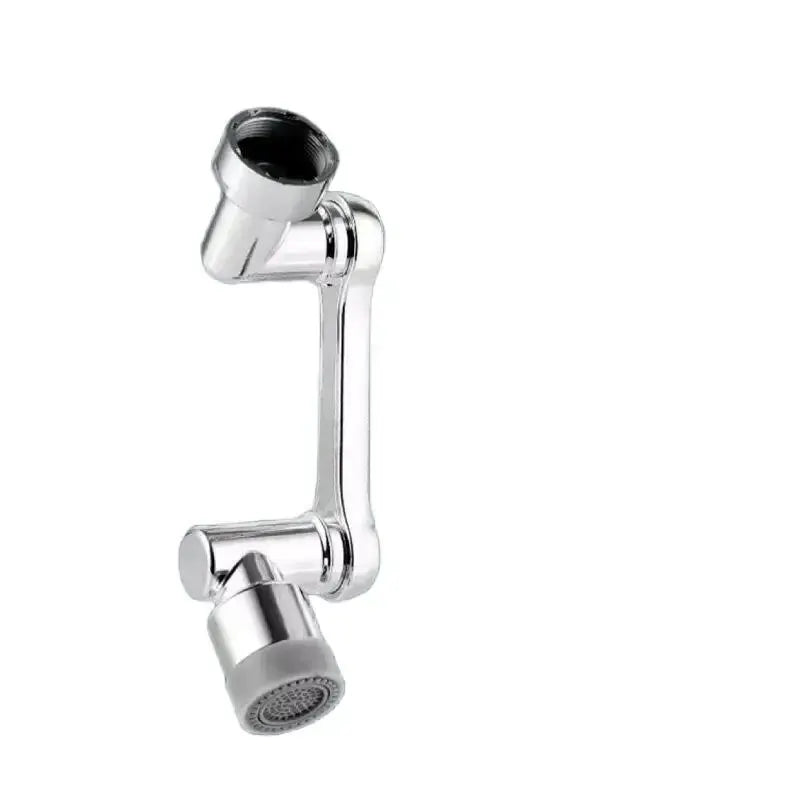 Chrome universal faucet rotation extender aerator with spray nozzle