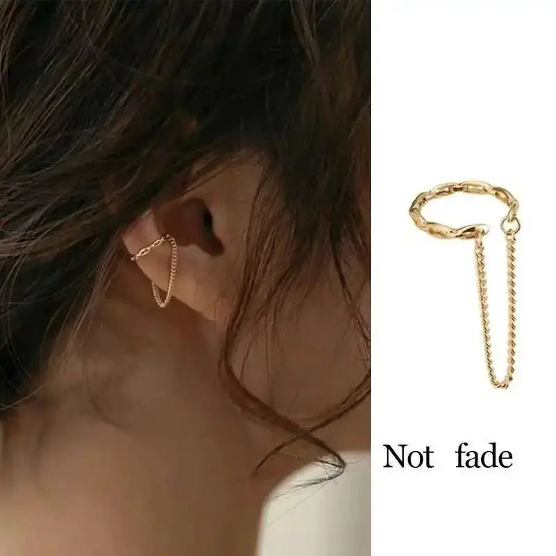 Minimalist Ear Cuff Earrings For Women No Piercing Fake Earcuff Clips For Everyday And Party Wear