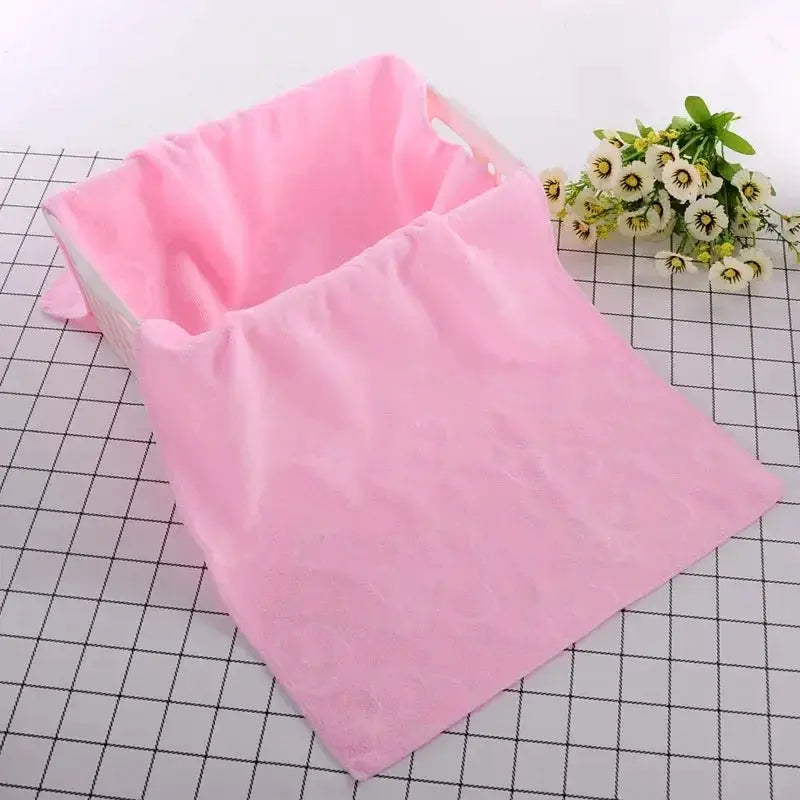 Pet towel for dogs and cats by Simples Market, pink quick-drying soft fiber towel