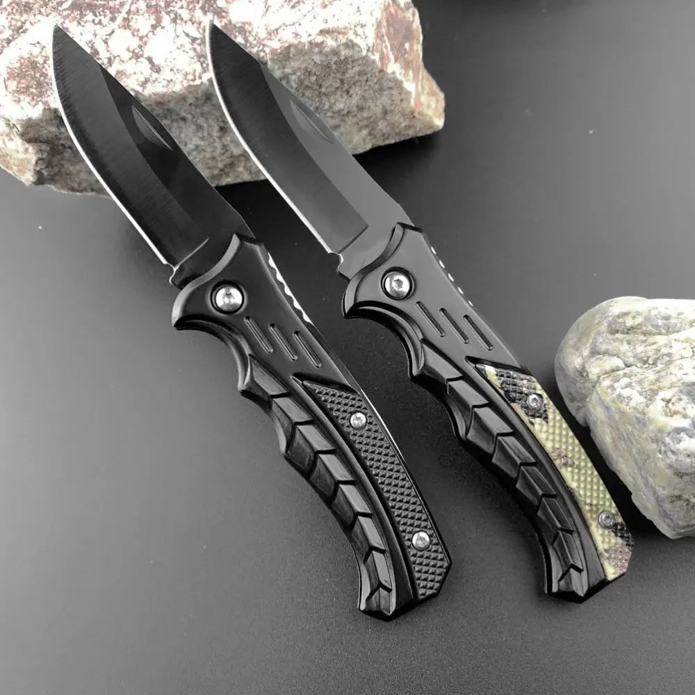 Stainless Steel Folding Fillet Knife For Fishing And Camping With Easy Carry PP Handle