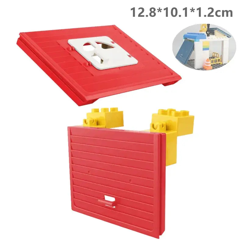 Big Building Blocks Houses Kit With Doors Windows Walls And Roof Compatible With Large Bricks Boys And Girls Toy Gifts