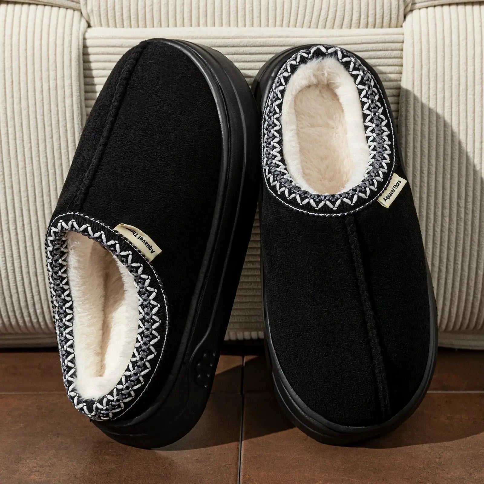 CozyNest Winter Women Slippers Boots With Fuzzy Fur Lining And Anti Slip EVA Sole For Indoor Outdoor Warmth