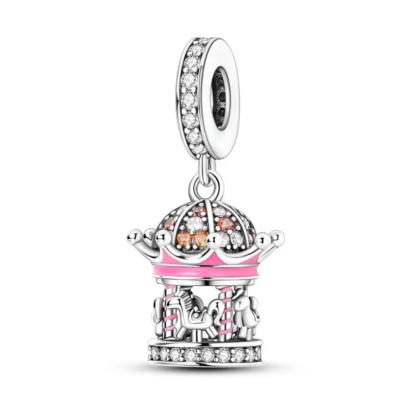 Original 925 Silver Charms Beads For Pendant Charm Bracelet Dangle For Women DIY Fine Jewelry Making Hot Sale