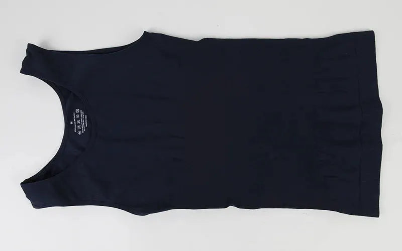 Simples Market men's navy compression tank top for tummy control