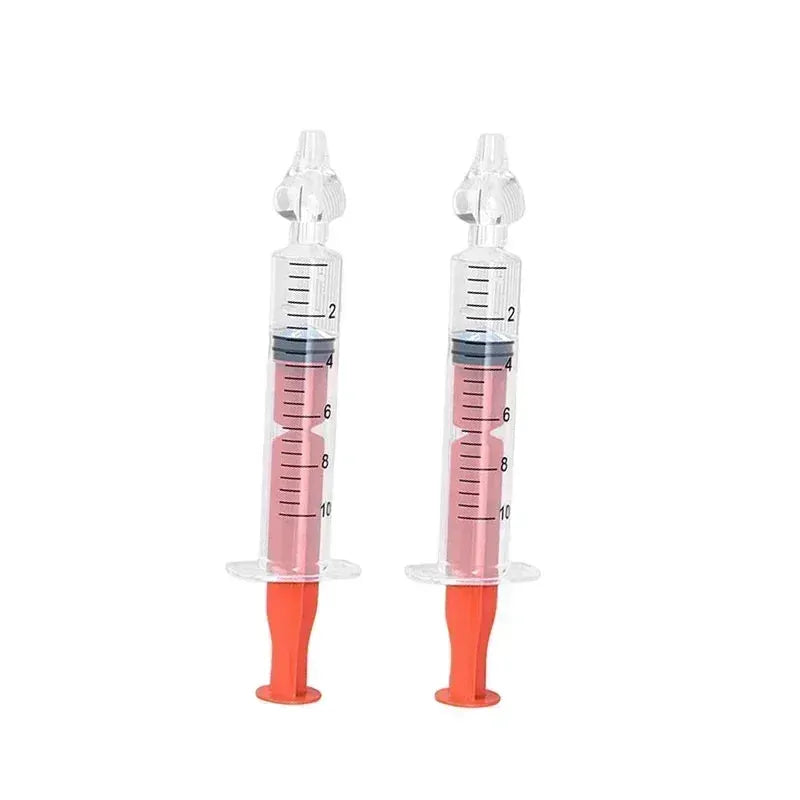 Dual Capacity 10Ml 20Ml Baby Nasal Aspirator Syringe Nose Cleaner Rhinitis Nasal Washer Irrigator Needle For Children